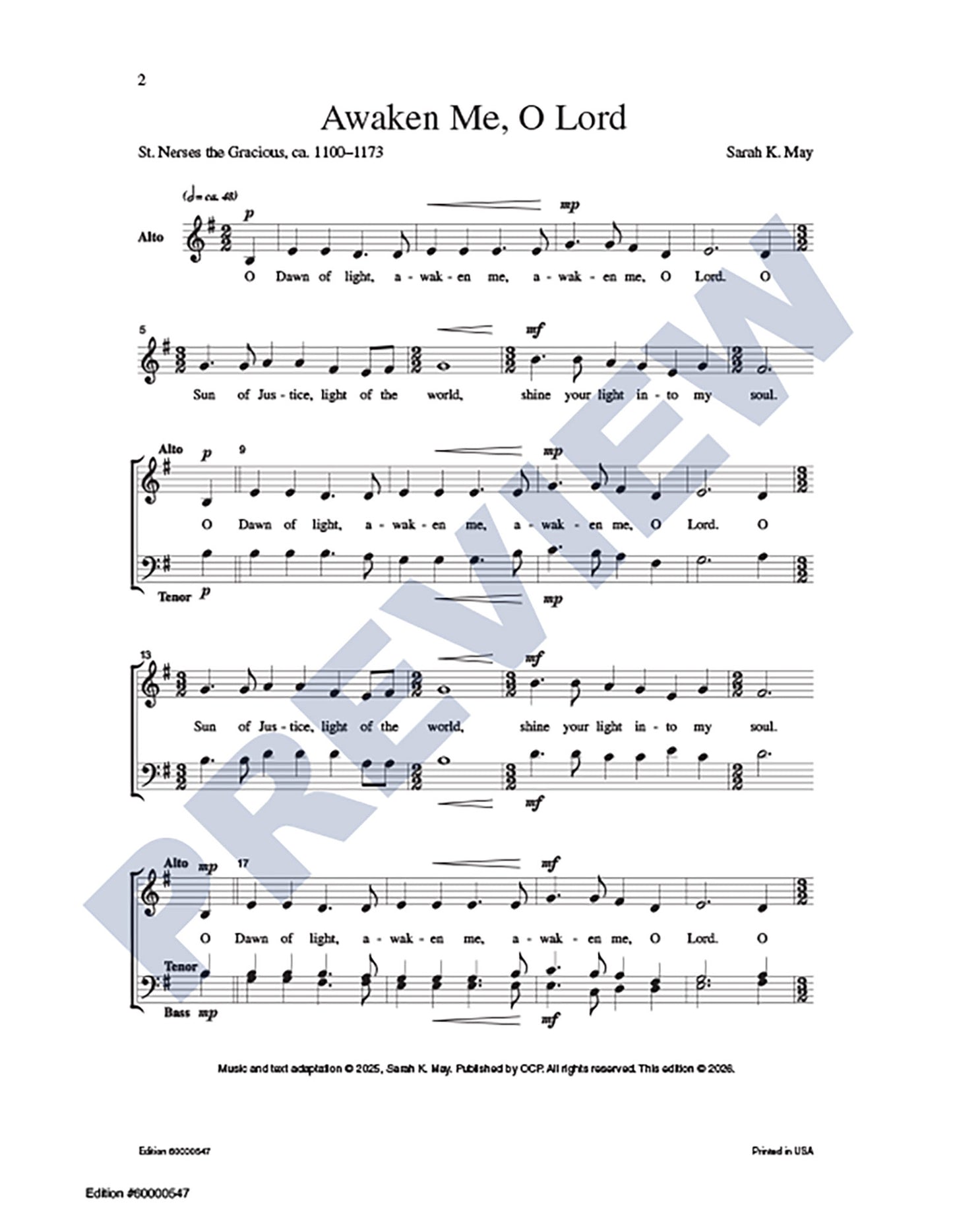 Awaken Me, O Lord