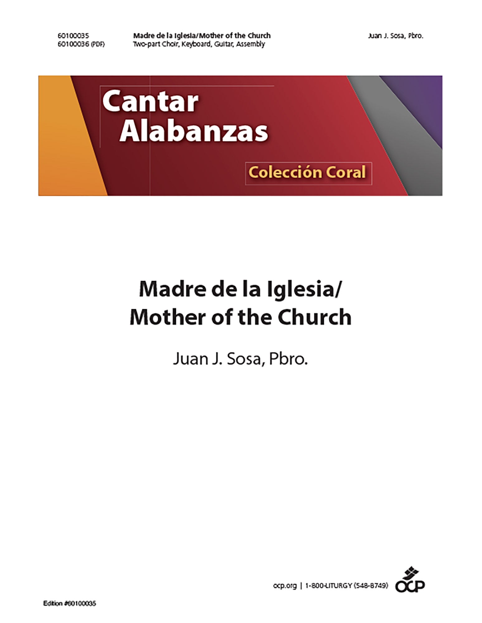 Madre de la Iglesia/Mother of the Church