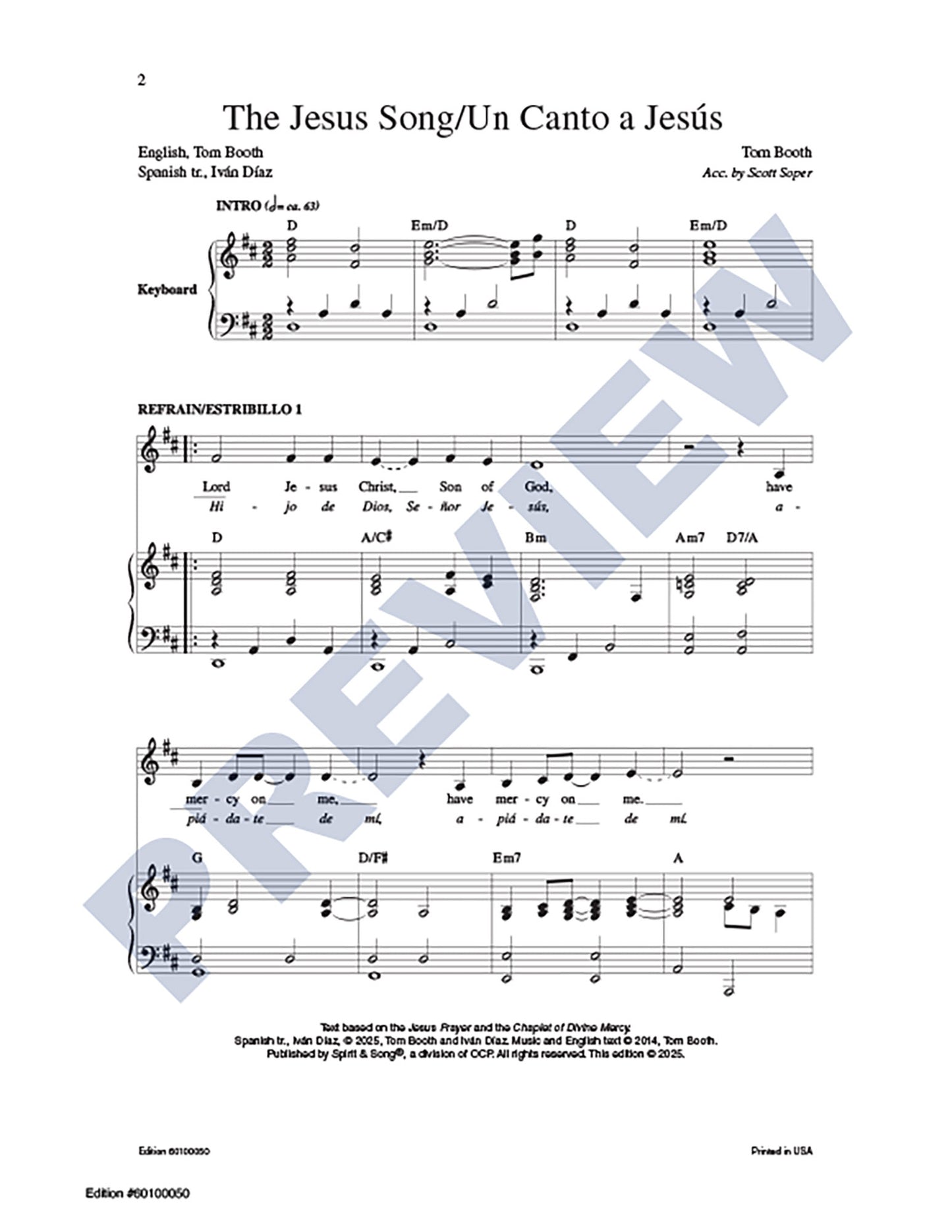 The Jesus Song/Un Canto a Jesús