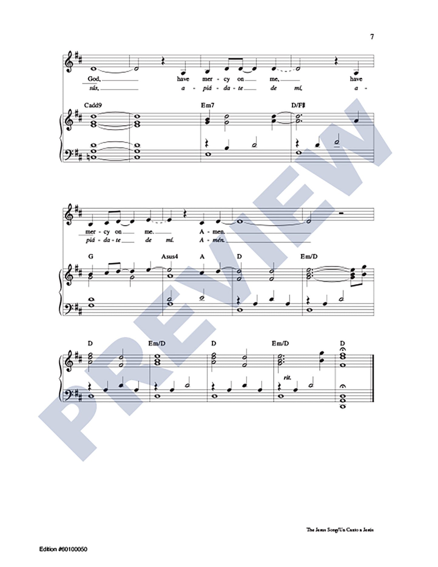 The Jesus Song/Un Canto a Jesús
