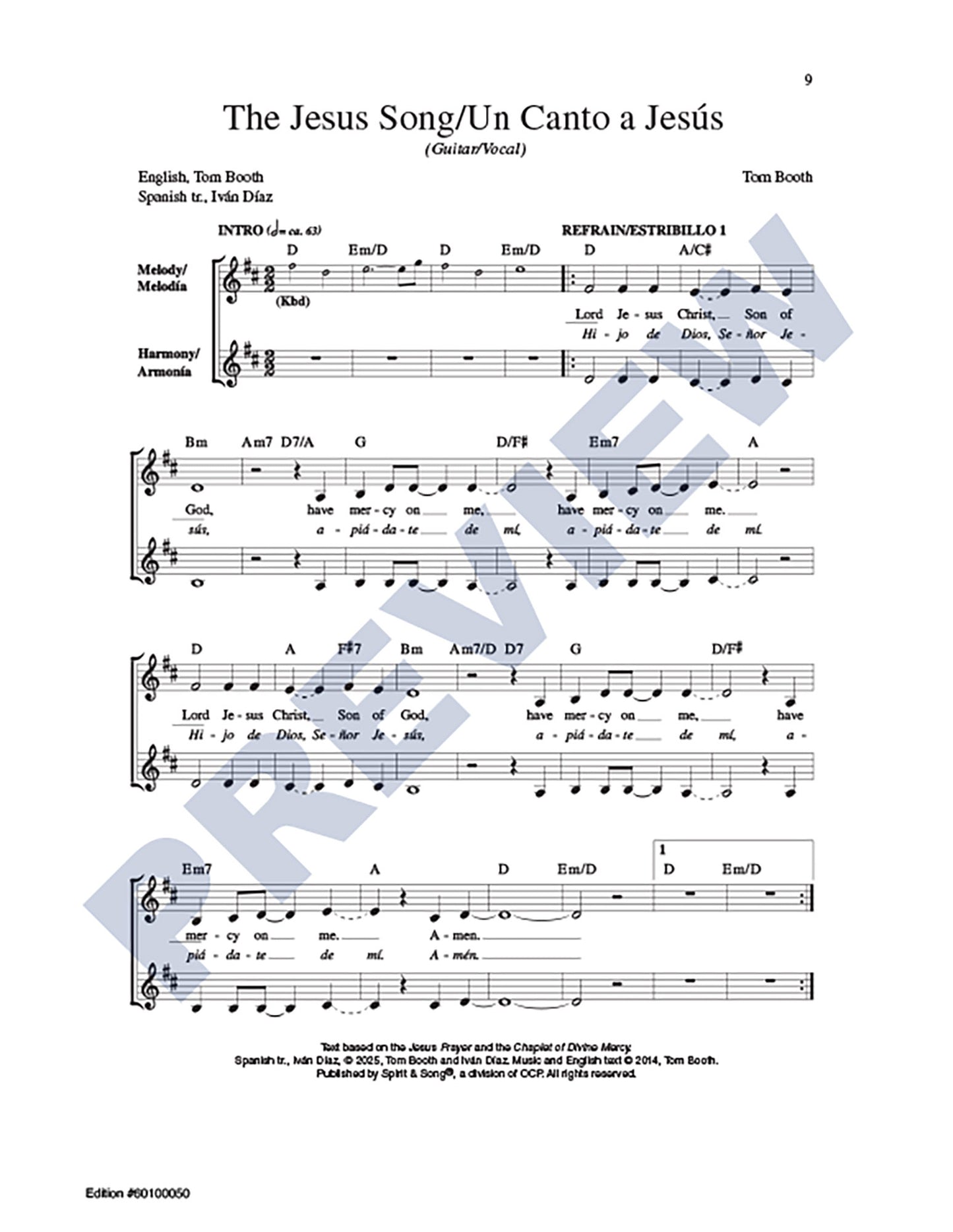 The Jesus Song/Un Canto a Jesús