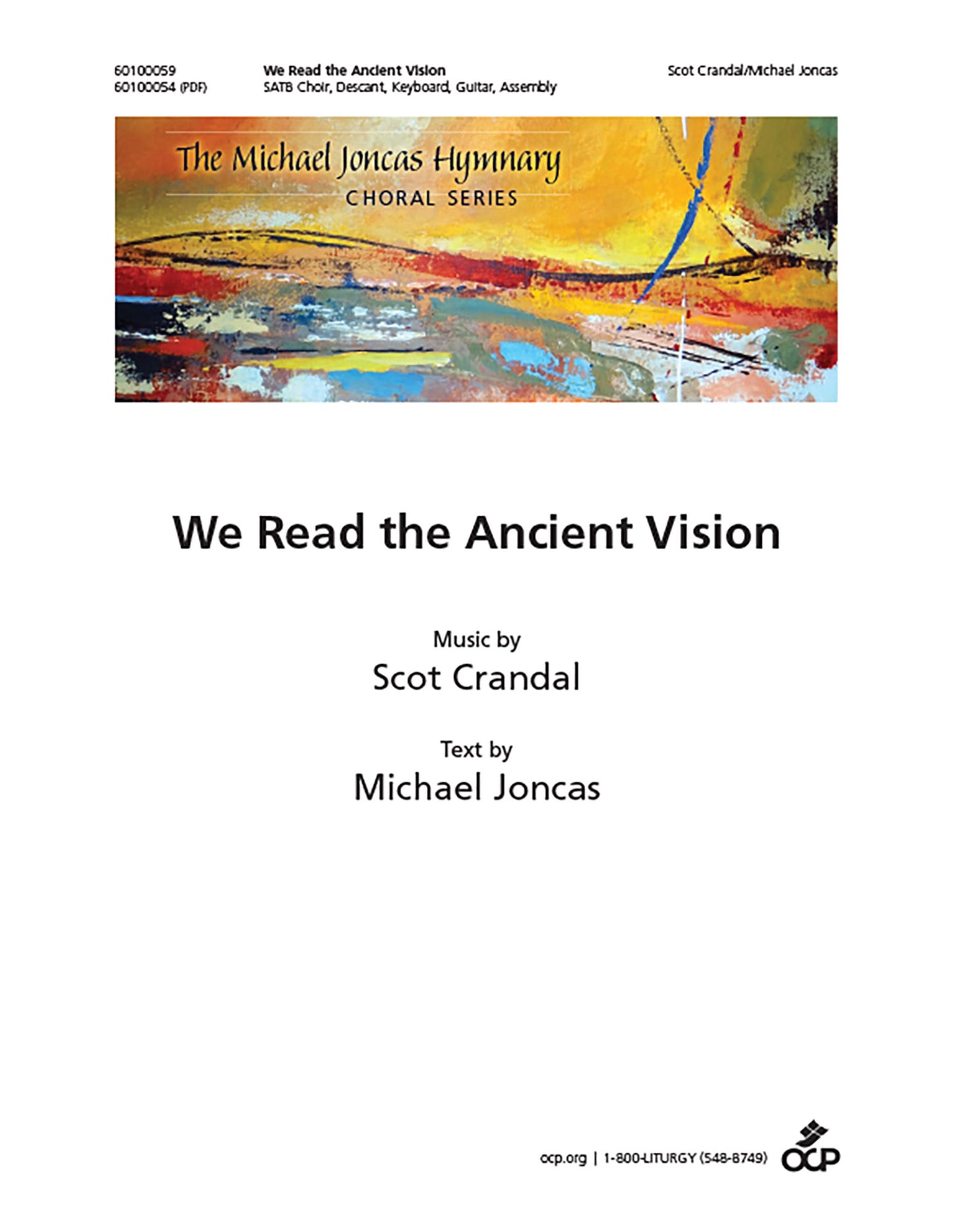 We Read the Ancient Vision