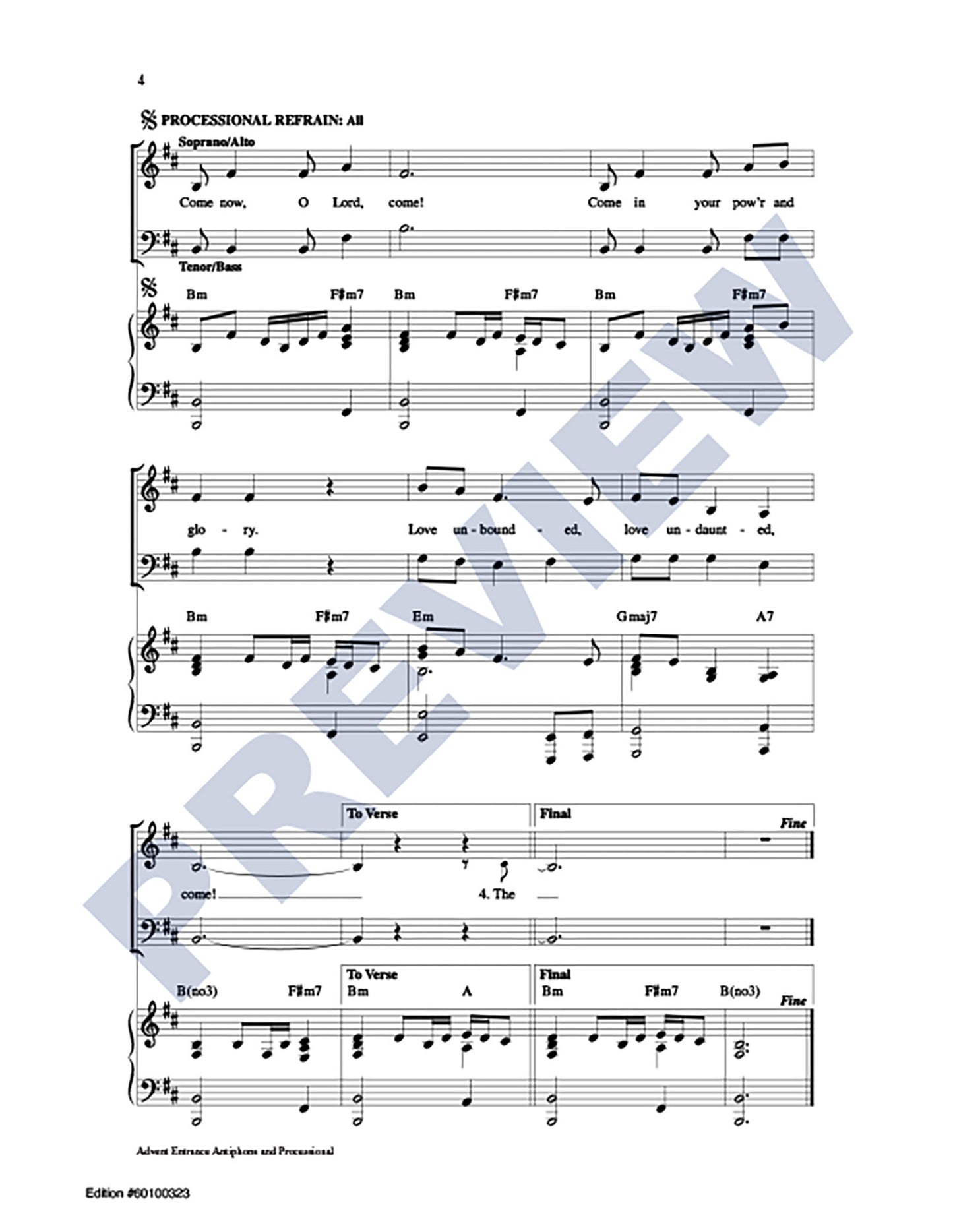 Advent Entrance Antiphons and Processional