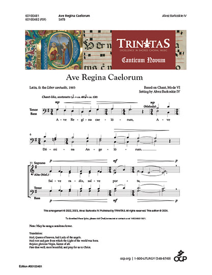 Ave Regina Caelorum