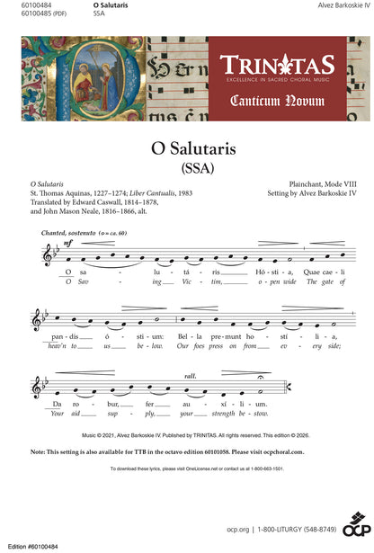 O Salutaris