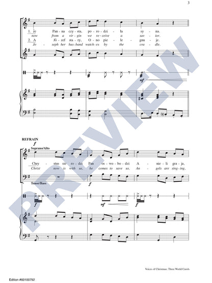 Voices of Christmas: Three World Carols