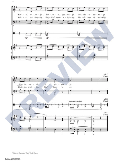 Voices of Christmas: Three World Carols