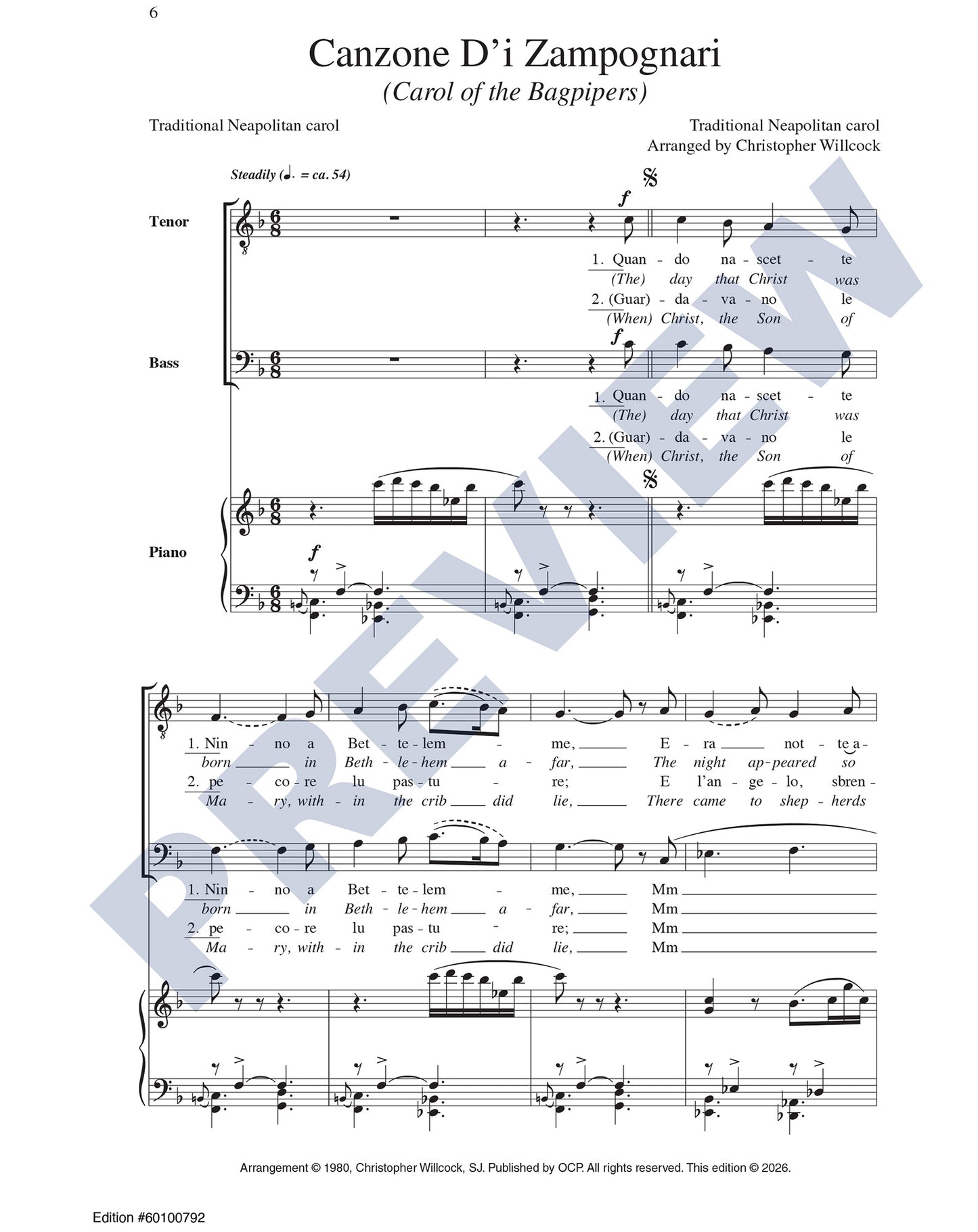 Voices of Christmas: Three World Carols