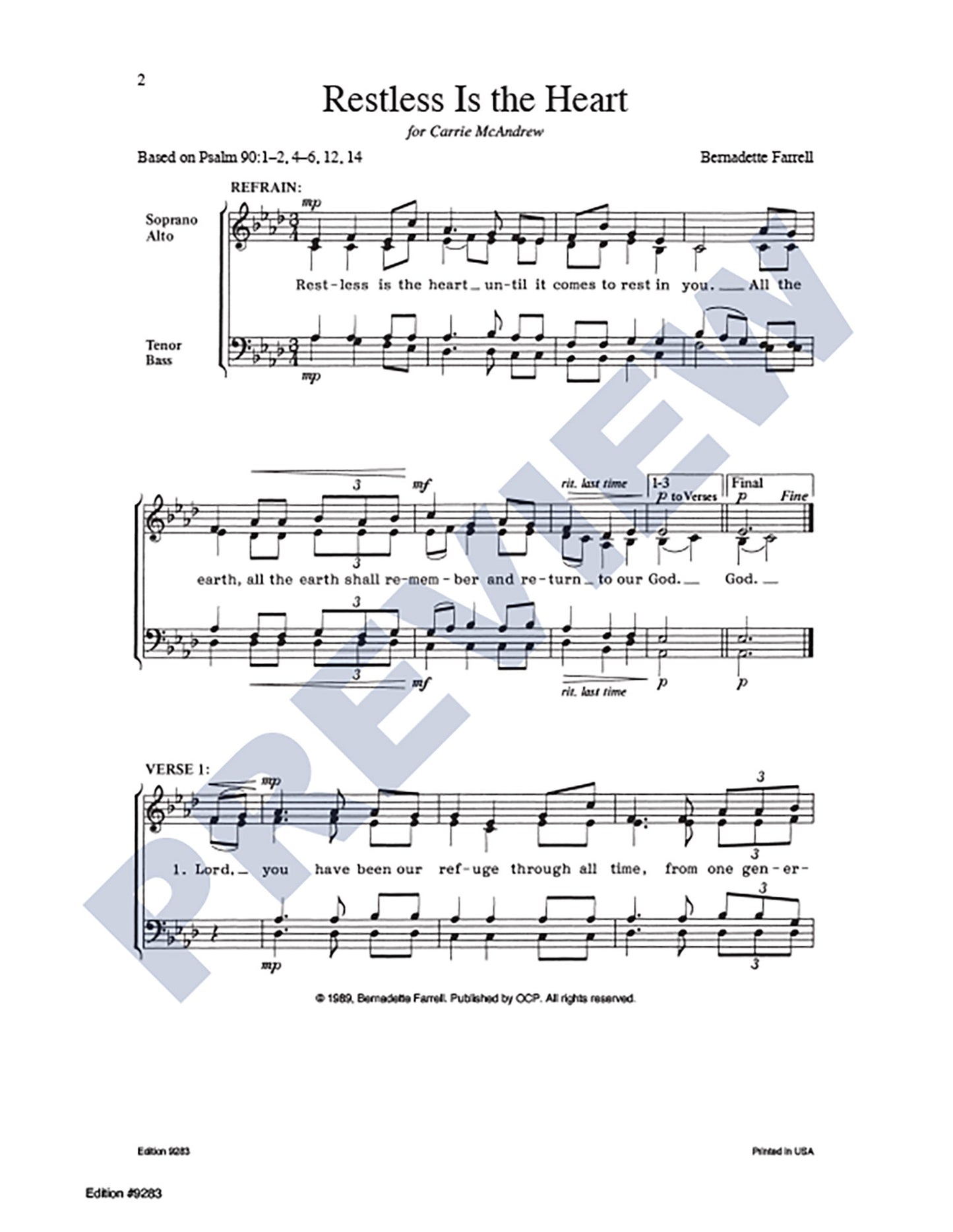 Restless Is the Heart