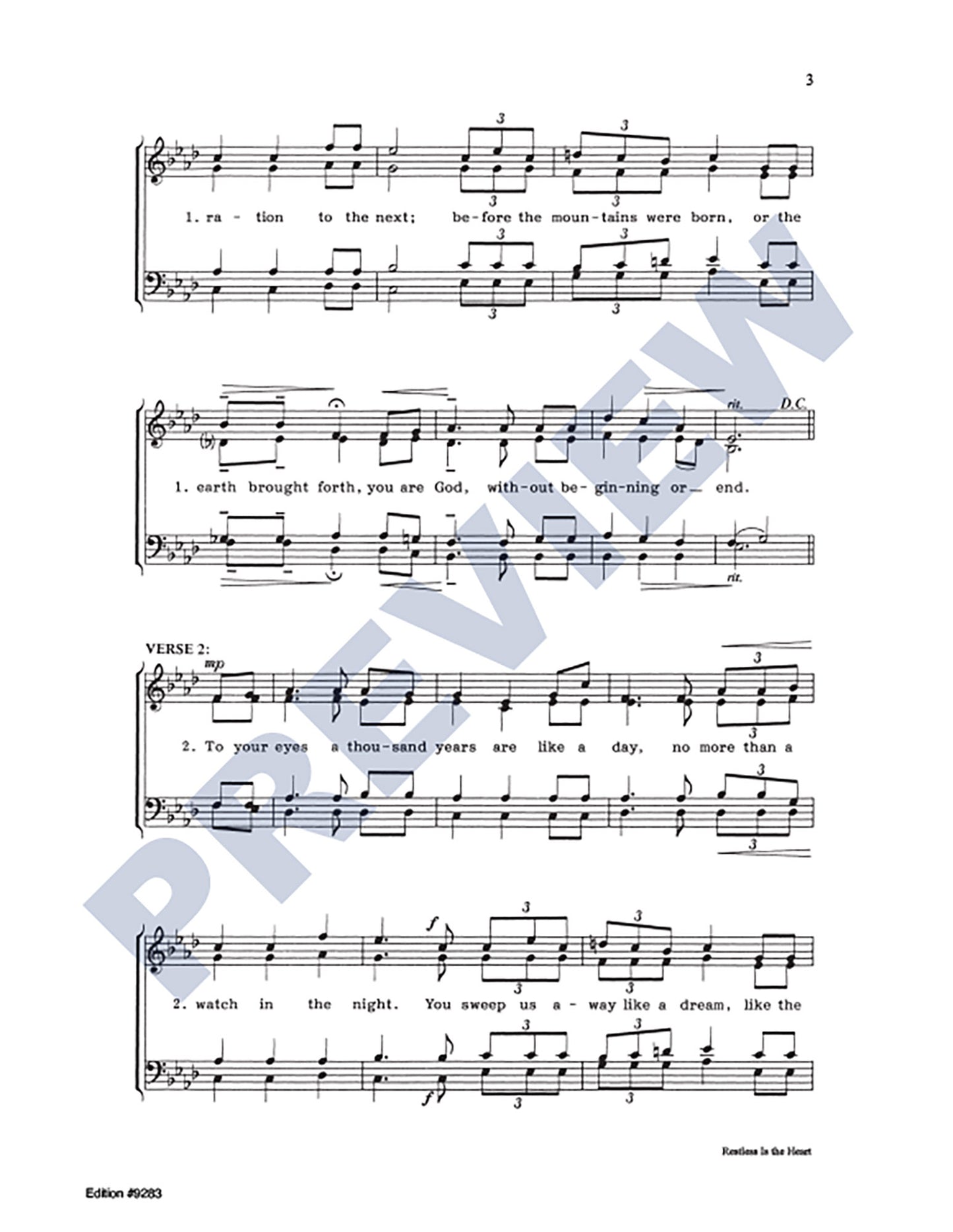 Restless Is the Heart