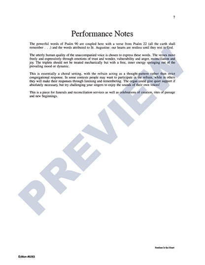 Restless Is the Heart