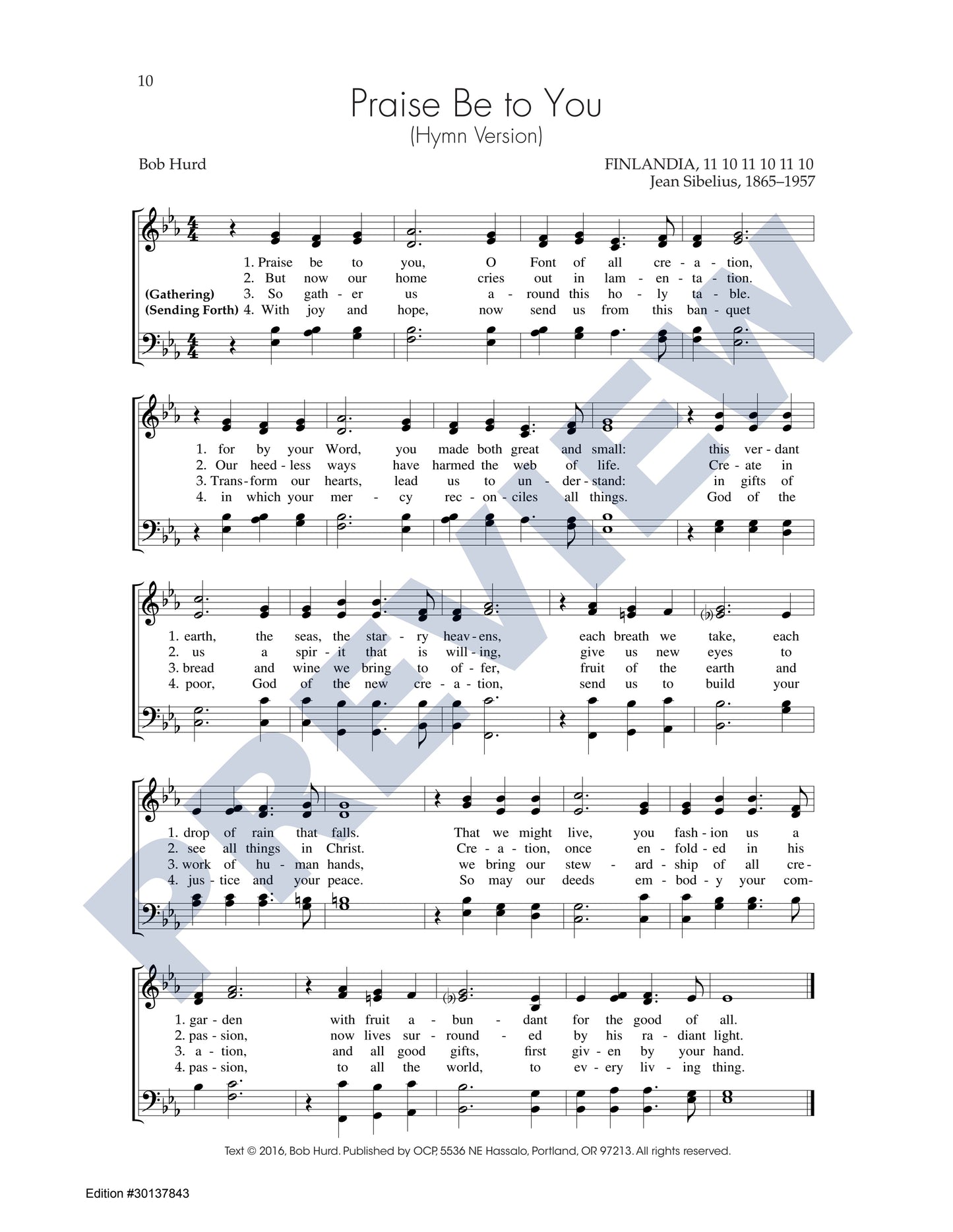 Praise Be to You/Song of Compassion