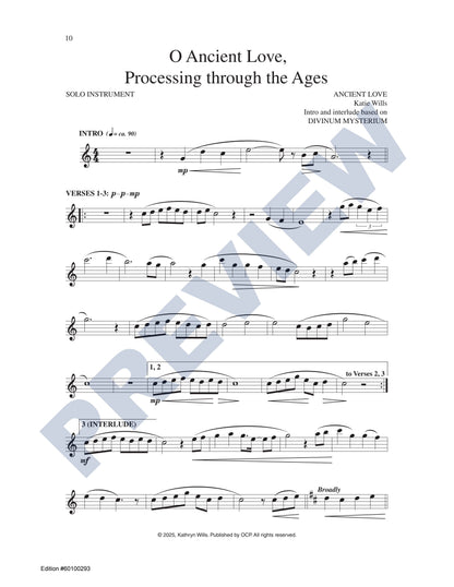 O Ancient Love, Processing through the Ages