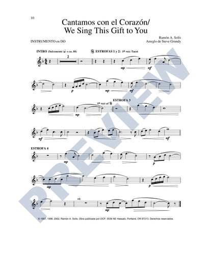 Cantamos con el Corazón/We Sing This Gift to You