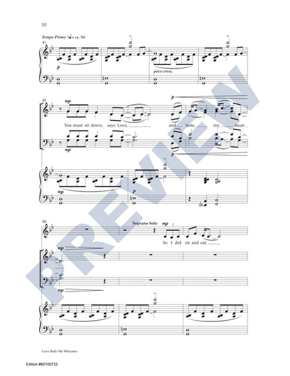 Love Bade Me Welcome