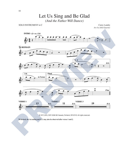 Let Us Sing and Be Glad/And the Father Will Dance