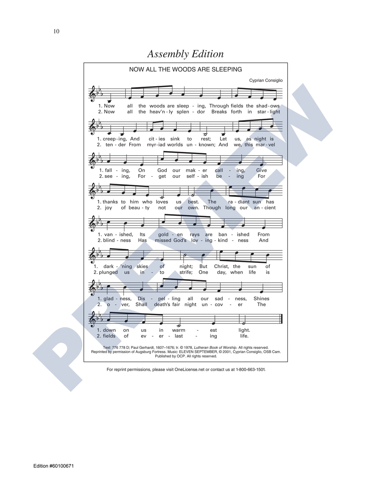 Four Hymns of Comfort and Praise