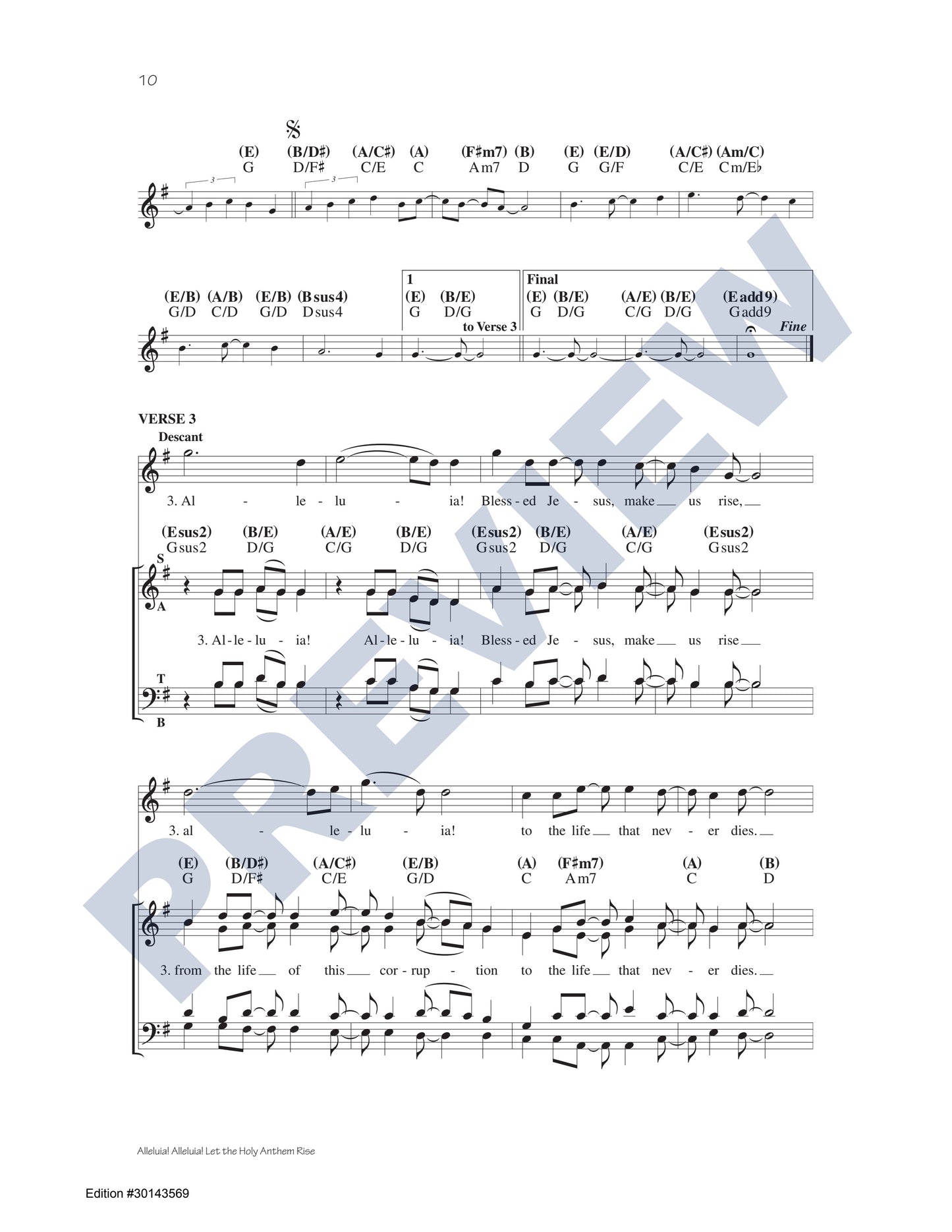 Alleluia! Alleluia! Let the Holy Anthem Rise