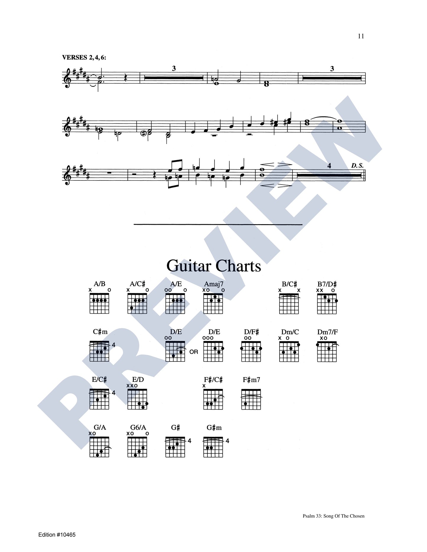 Psalm 33: Song of the Chosen