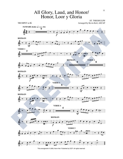 All Glory, Laud, and Honor/Honor, Loor y Gloria