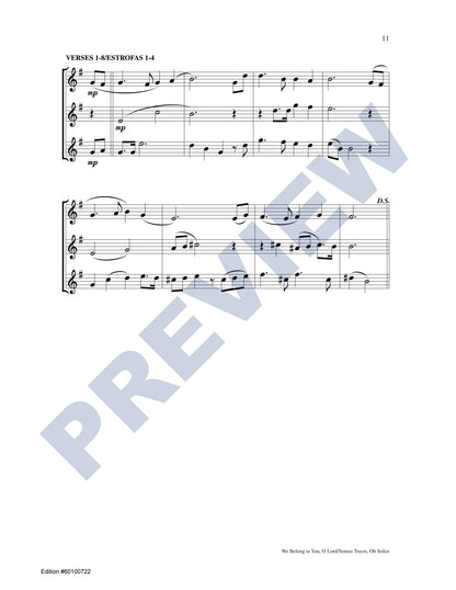 We Belong to You, O Lord/Somos Tuyos, Oh Señor