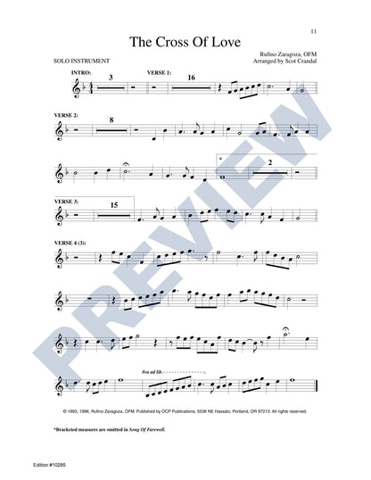 The Cross of Love: Blessing Prayer/Song of Farewell