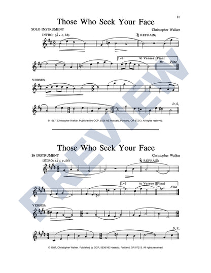Those Who Seek Your Face