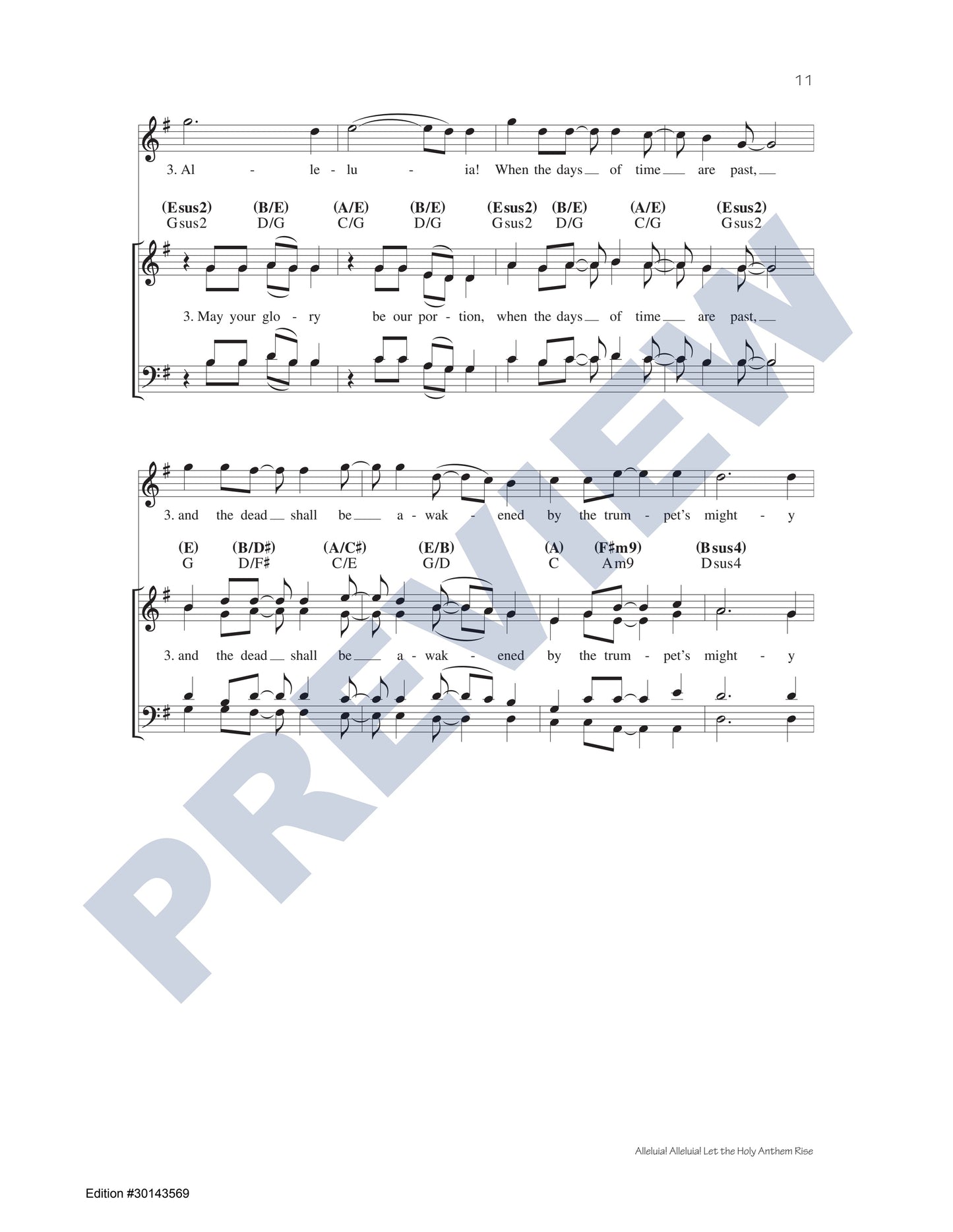 Alleluia! Alleluia! Let the Holy Anthem Rise