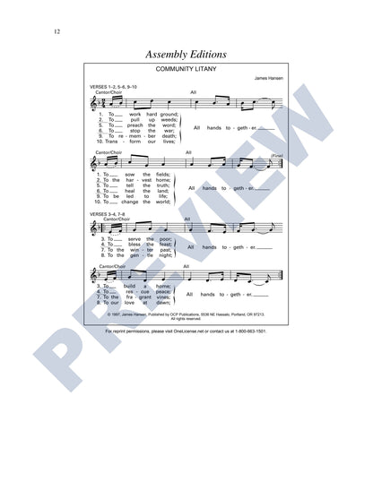Four Little Litanies (With Themes for the Millennium)