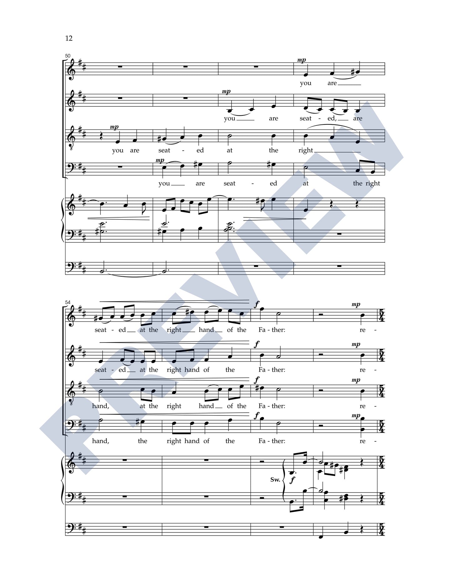 Missa Brevis (Washington Service)