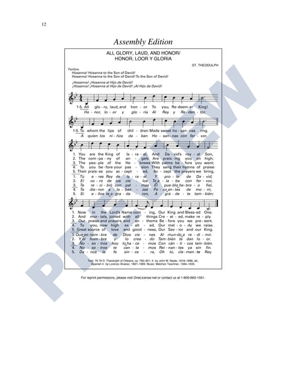 All Glory, Laud, and Honor/Honor, Loor y Gloria