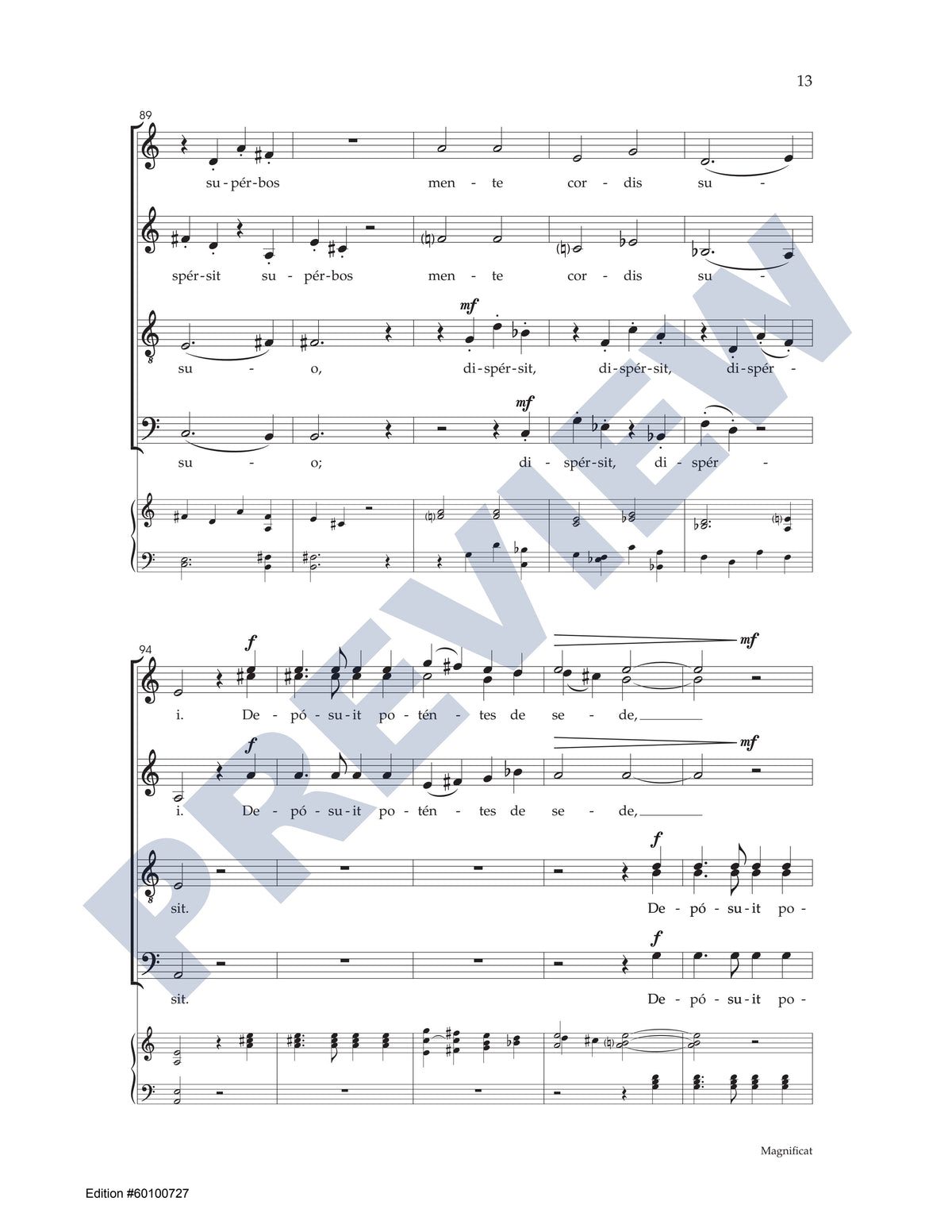 Magnificat & Nunc Dimittis