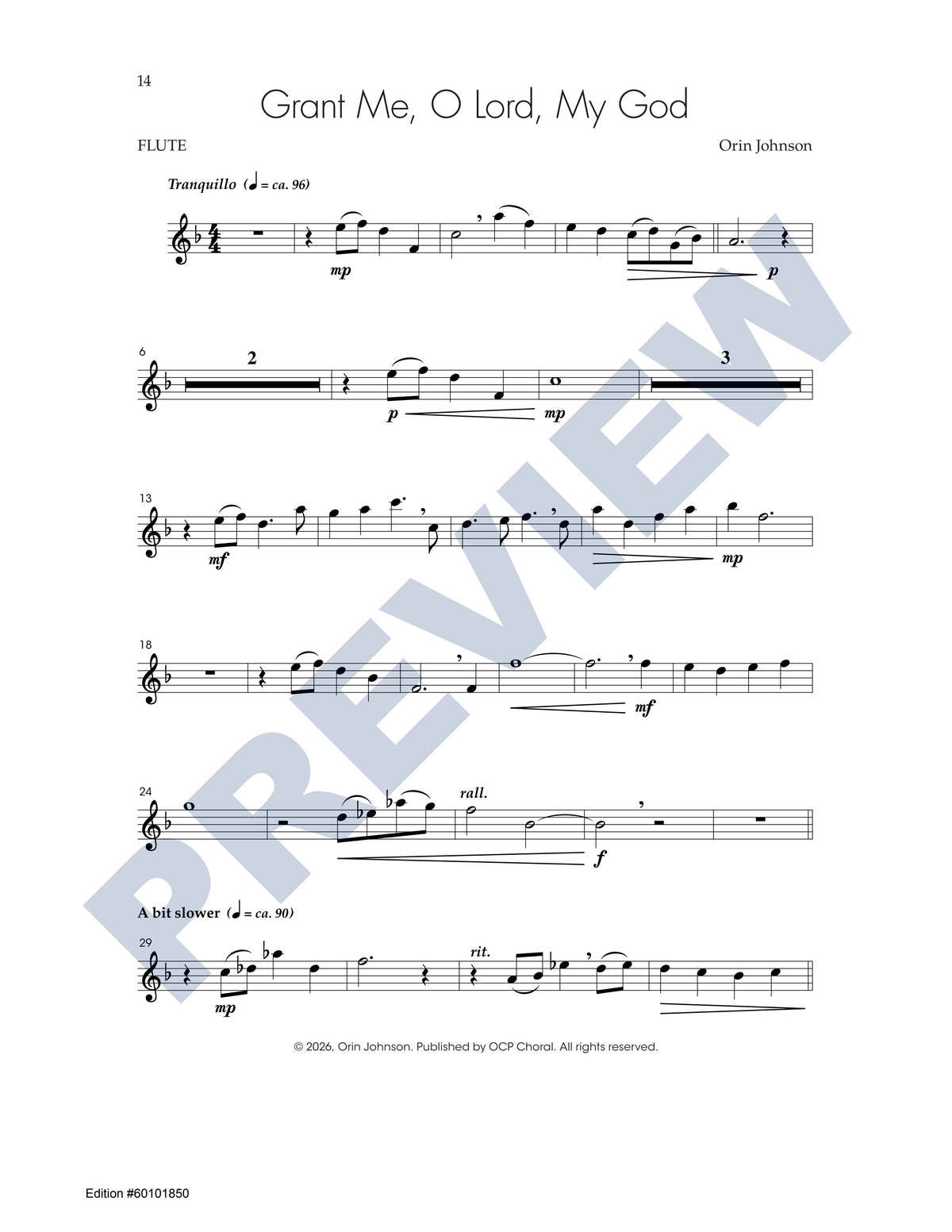 Grant Me, O Lord, My God