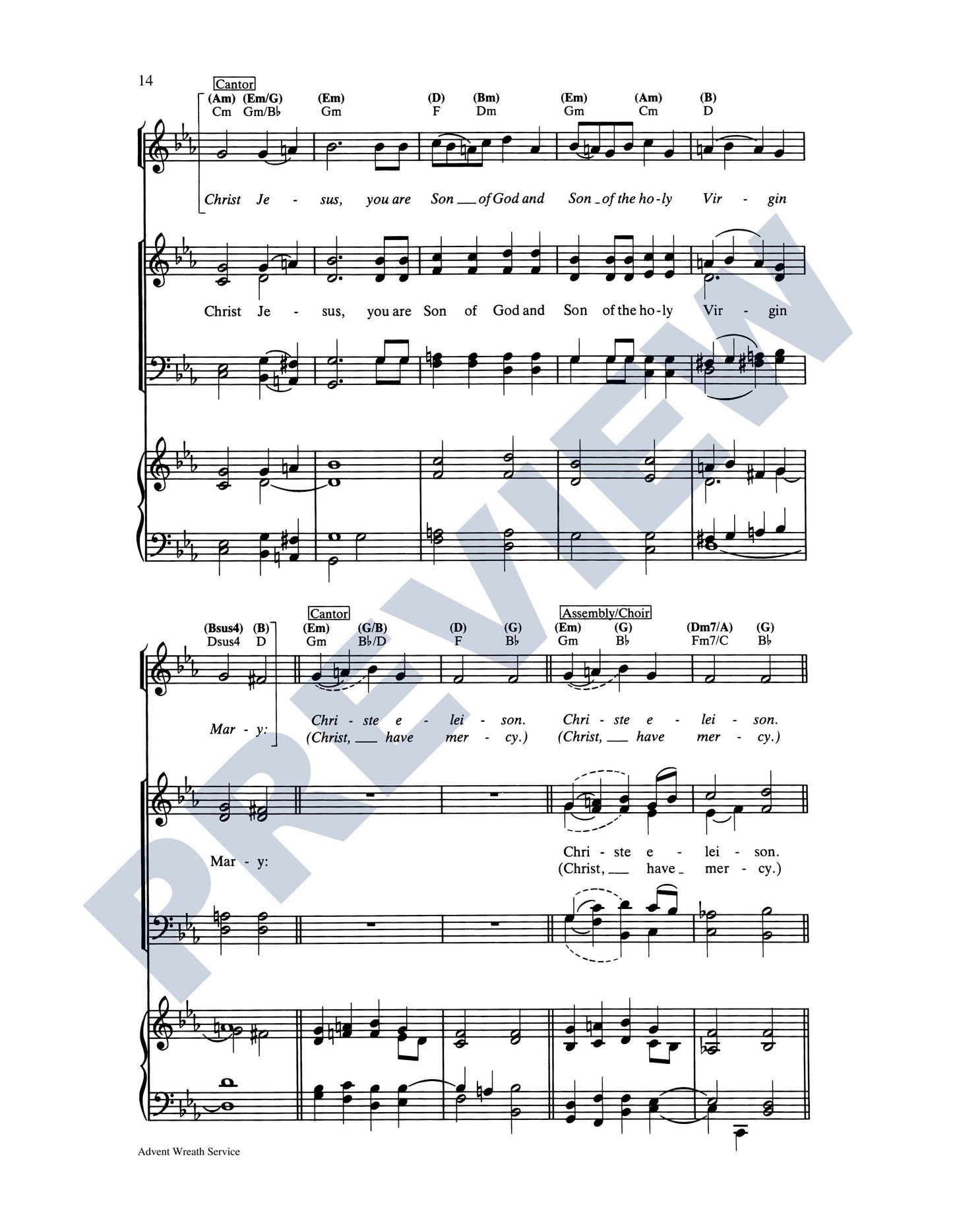 Advent Wreath Service