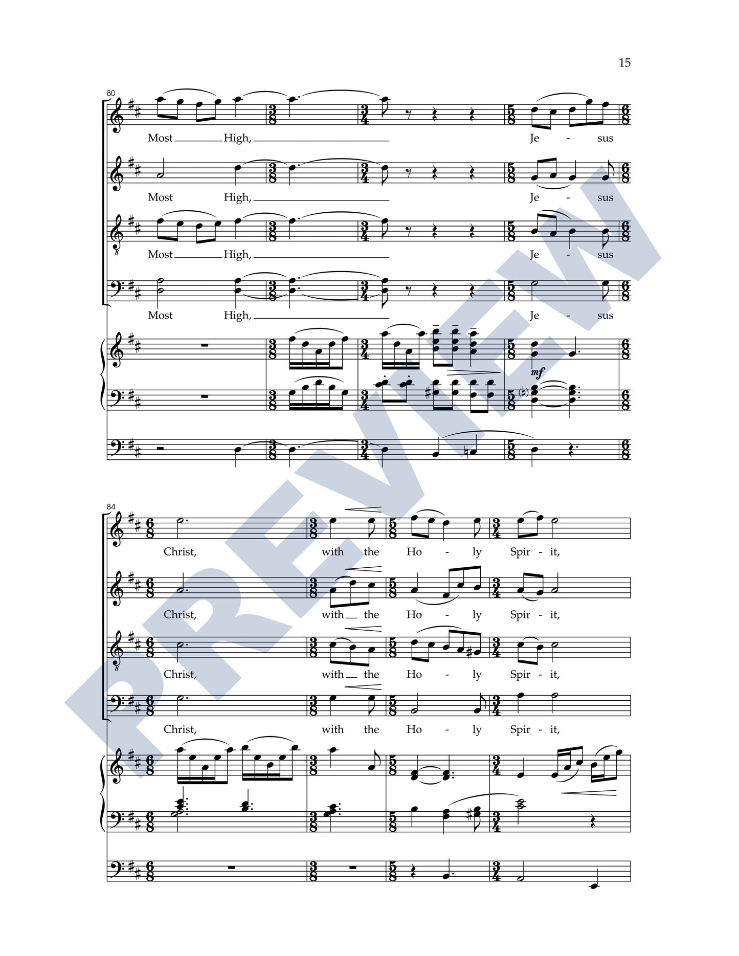 Missa Brevis (Washington Service)