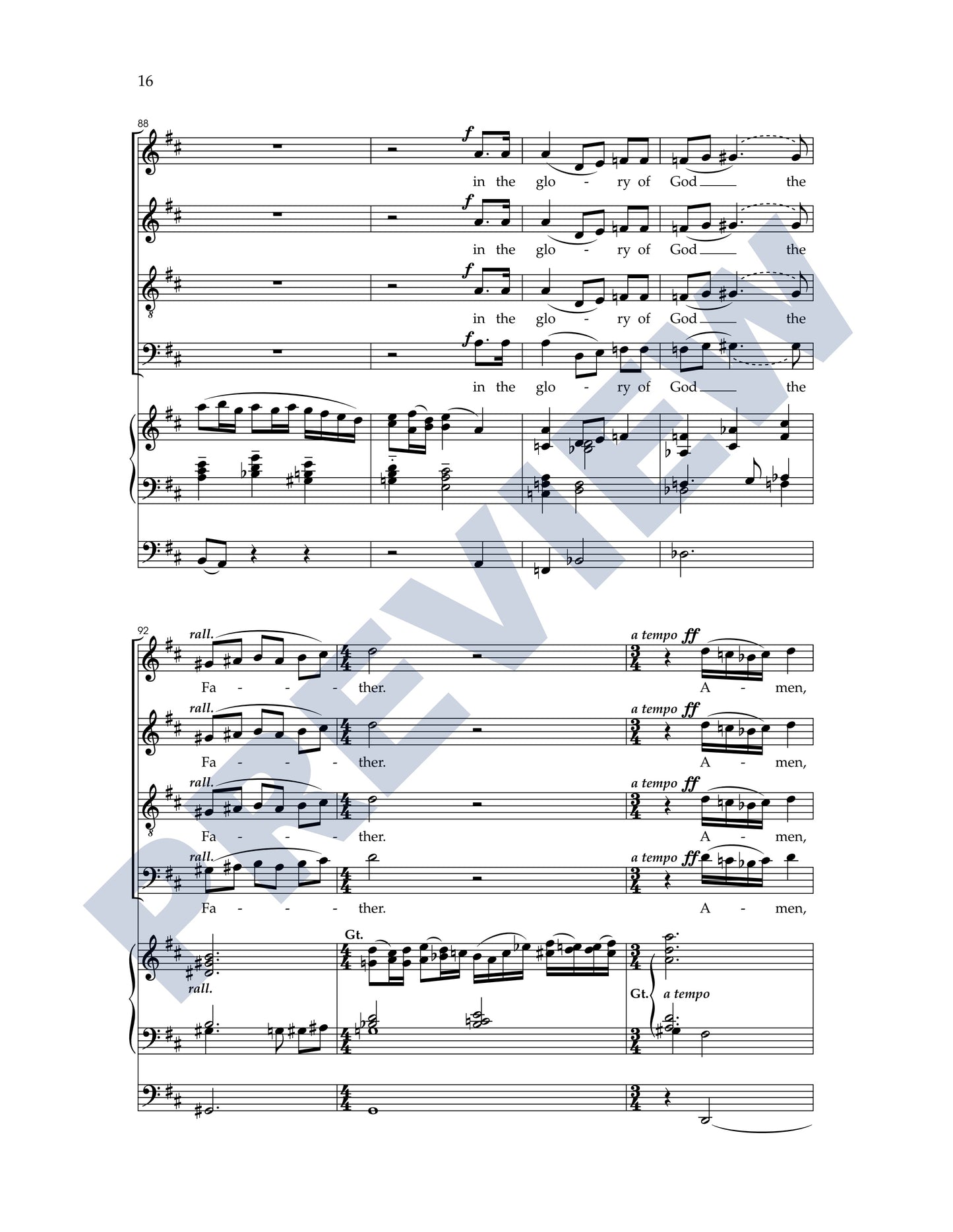 Missa Brevis (Washington Service)