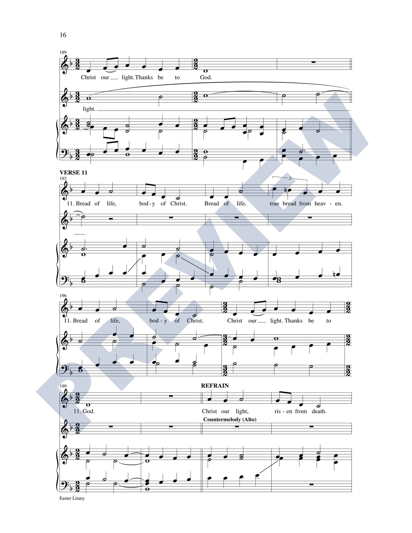 Easter Litany