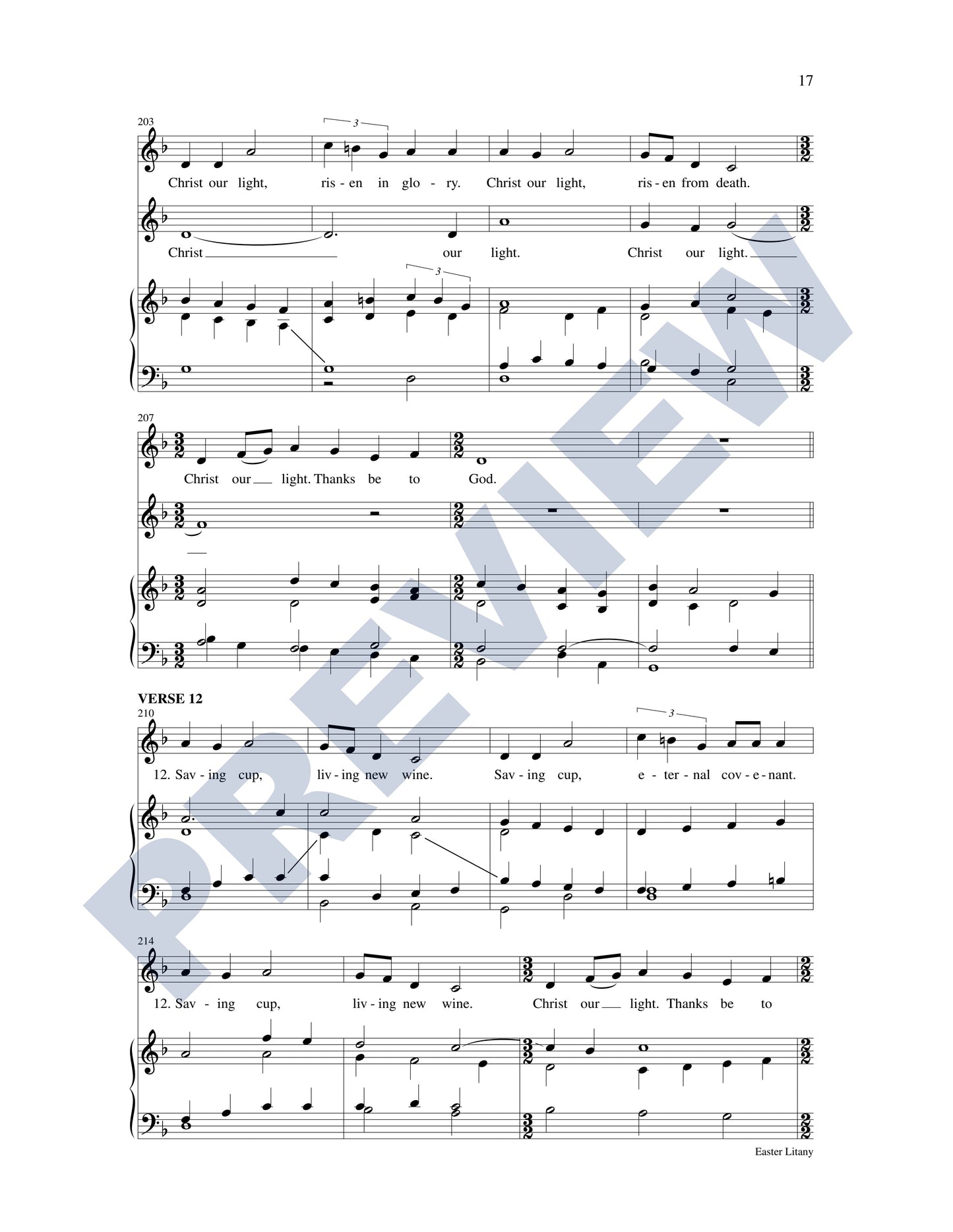 Easter Litany