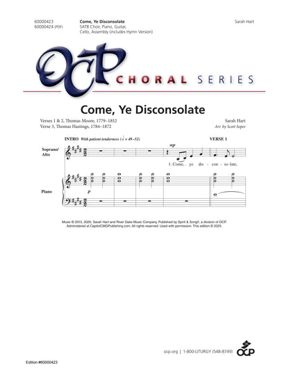 Come, Ye Disconsolate