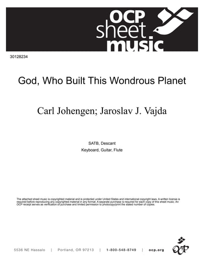 God, Who Built This Wondrous Planet