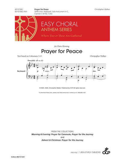 Prayer for Peace