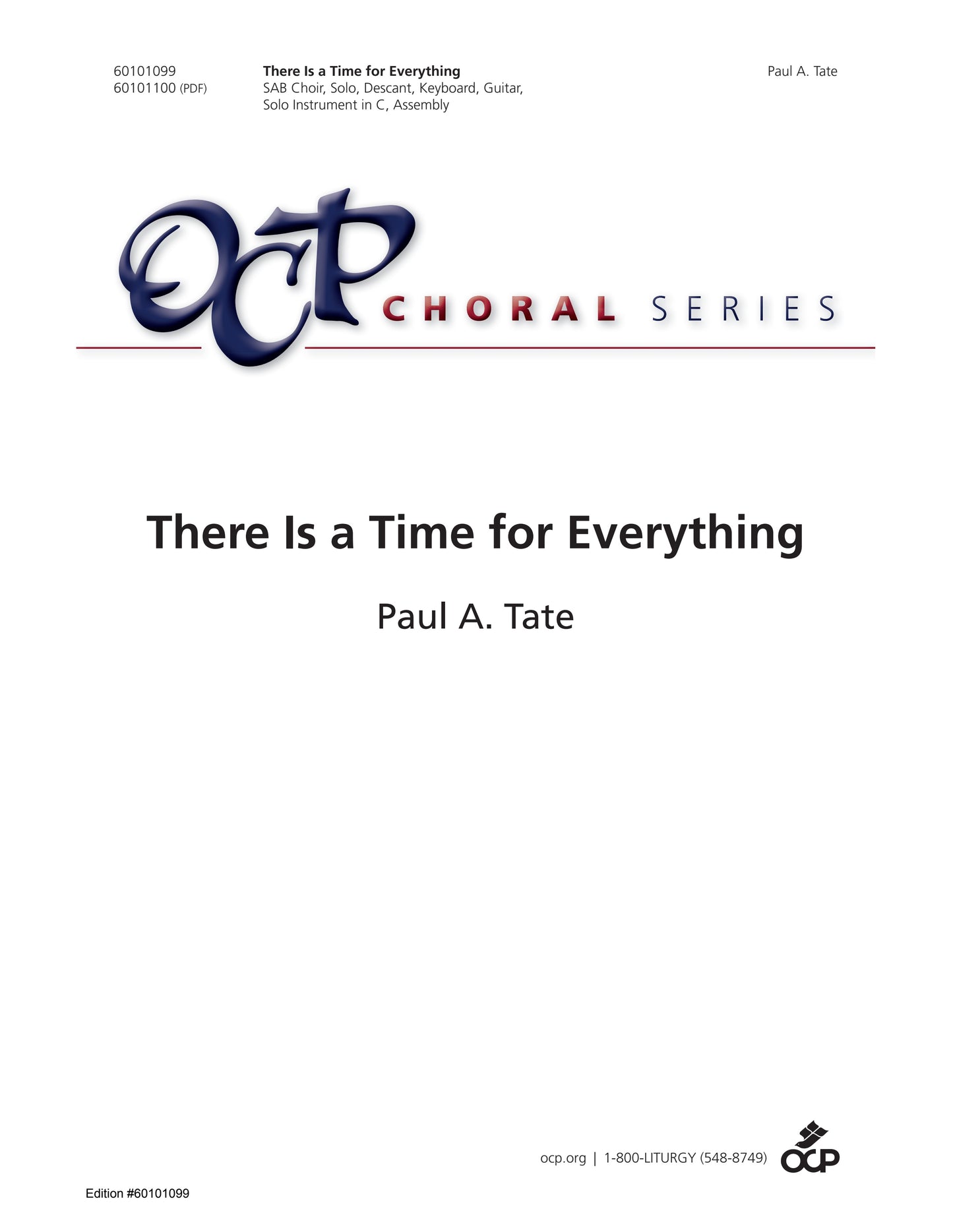 There Is a Time for Everything