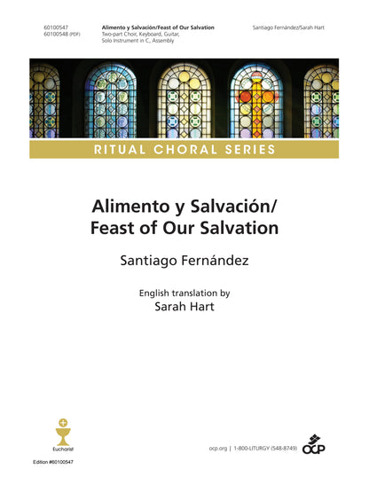 Alimento y Salvación/Feast of Our Salvation