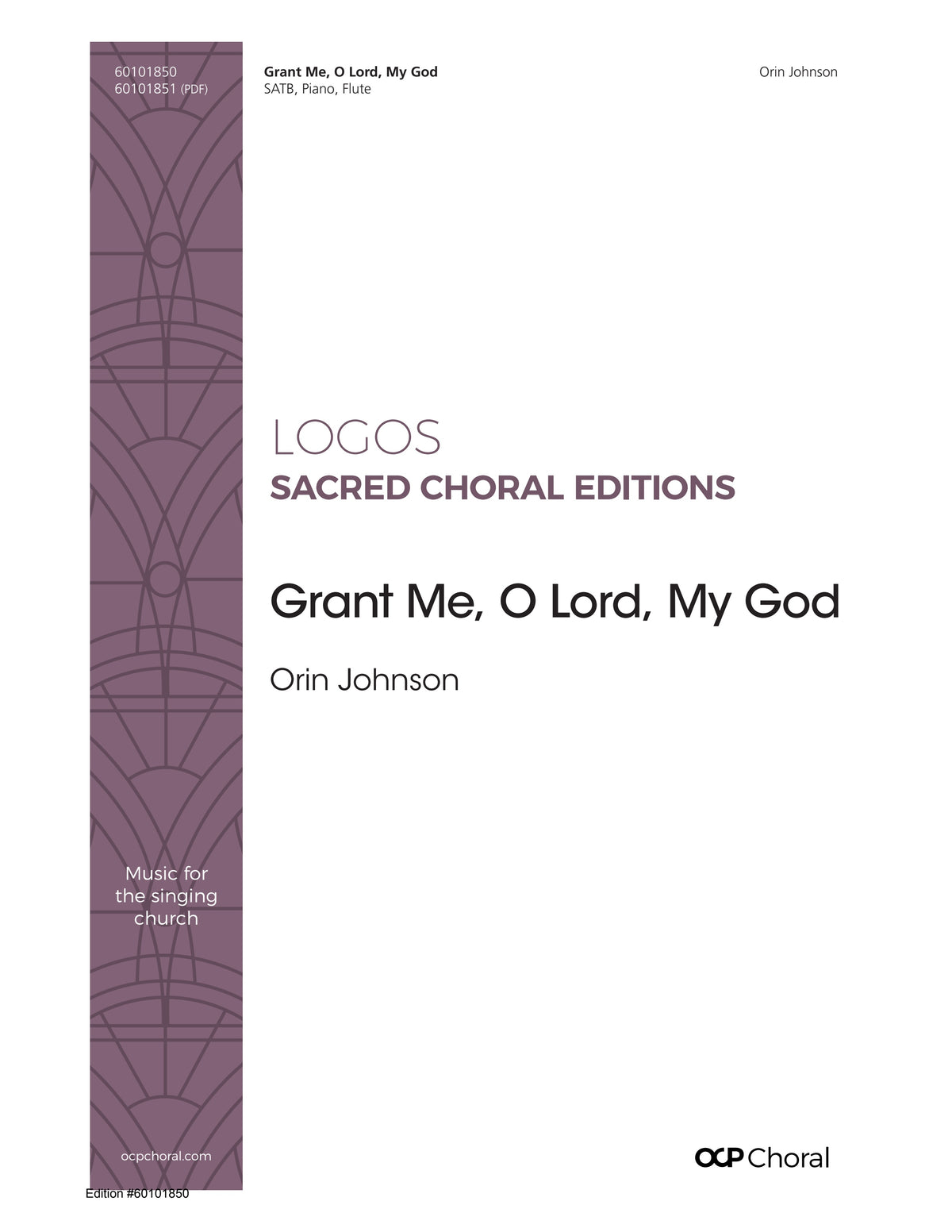 Grant Me, O Lord, My God