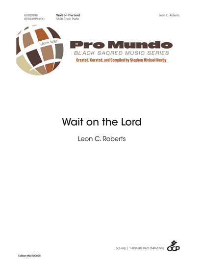 Wait on the Lord