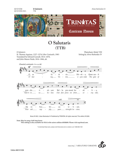 O Salutaris