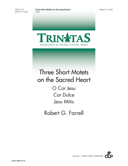 Three Short Motets on the Sacred Heart