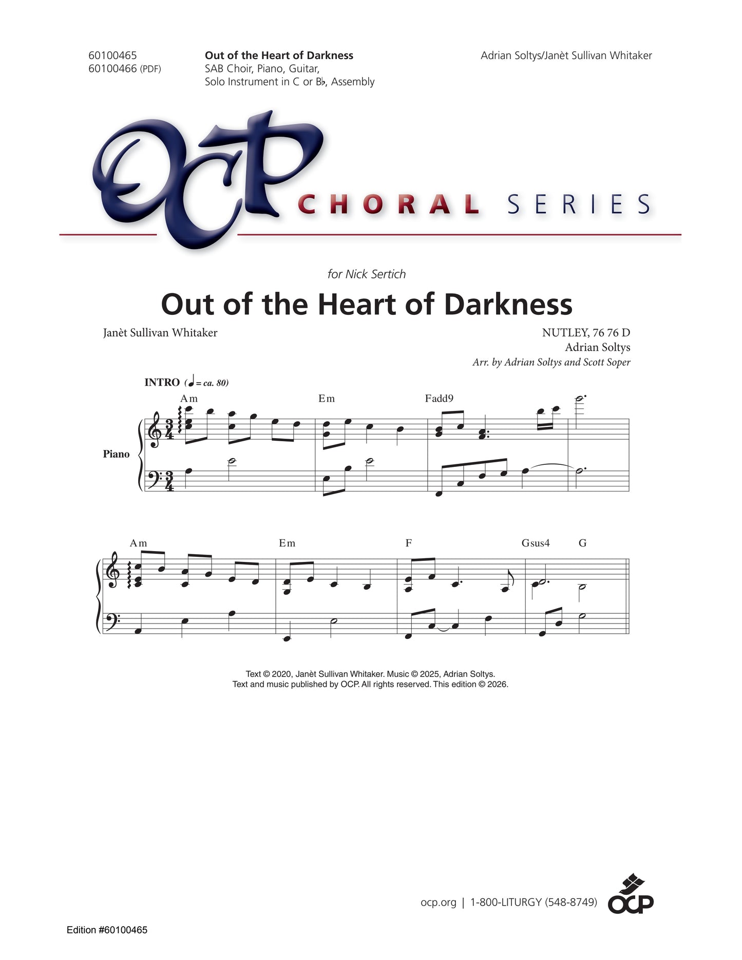Out of the Heart of Darkness
