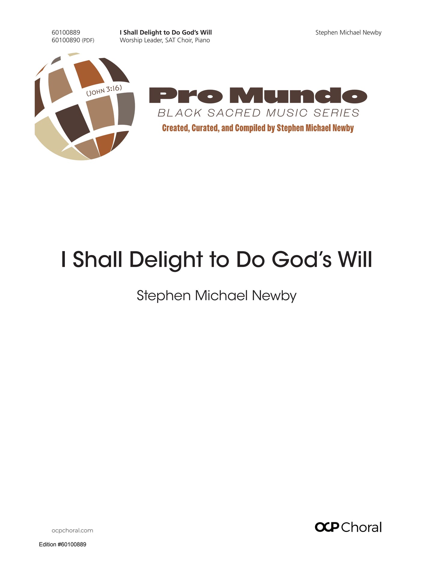 I Shall Delight to Do God's Will