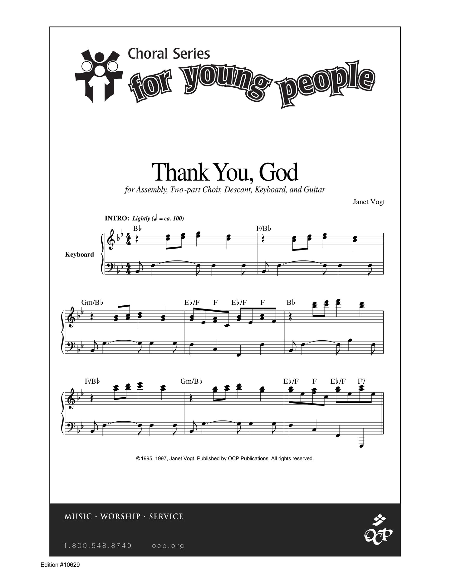 Thank You, God